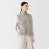 婦人　ボアフリースベスト