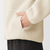 婦人　ボアフリースジャケット