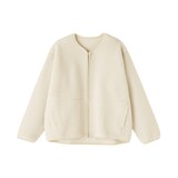 婦人　ボアフリースジャケット