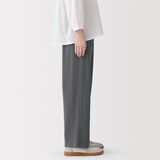 婦人　ワッフル編みパンツ