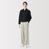 婦人　ワッフル編みパンツ