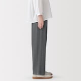 婦人　ワッフル編みパンツ