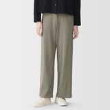 婦人　ワッフル編みパンツ