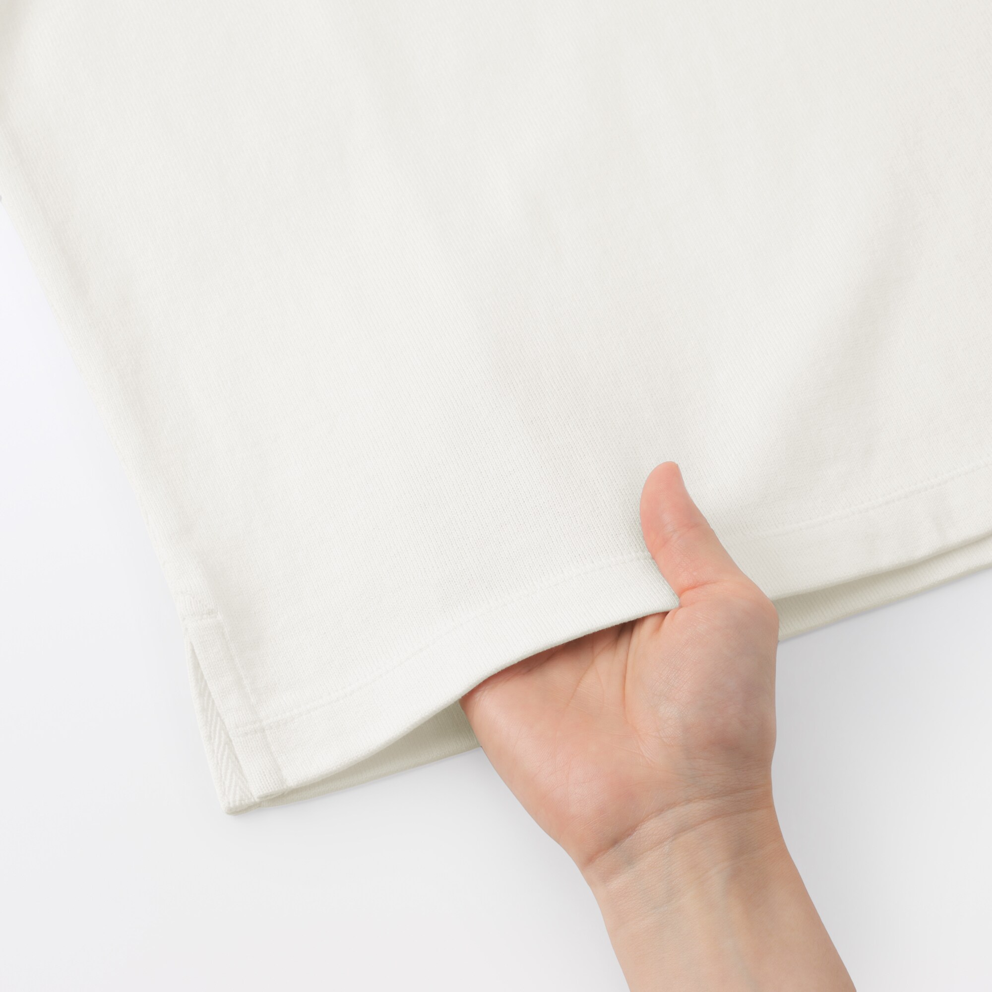 婦人　太番手ボートネック長袖Ｔシャツ