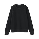 婦人　ワッフル編みクルーネック長袖Ｔシャツ