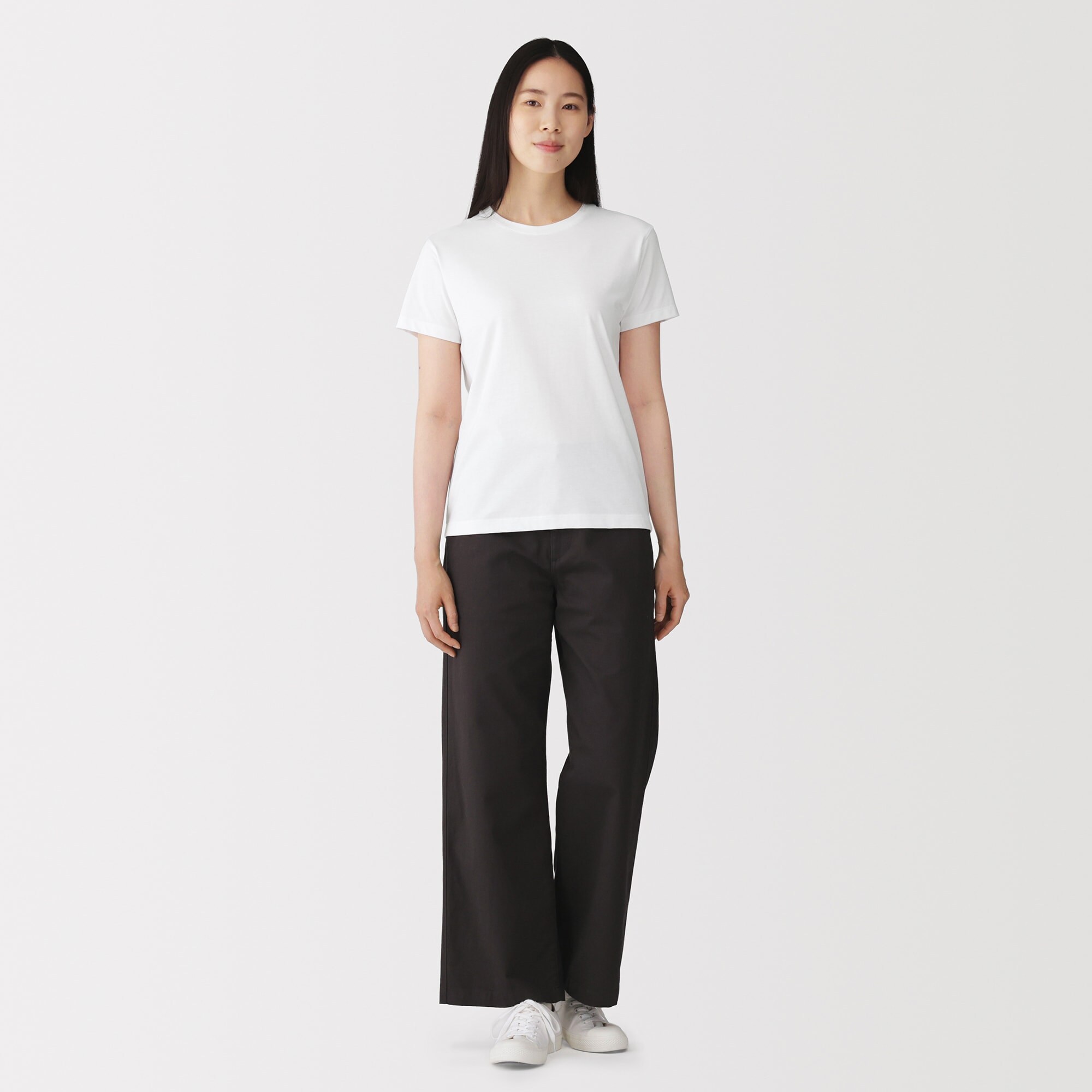 婦人　天竺編みクルーネック半袖Ｔシャツ（ＡＳＥＡＮ）