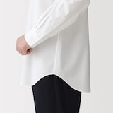紳士　ノンアイロンセミワイドカラー長袖シャツ