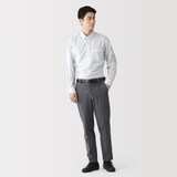 紳士　ノンアイロンボタンダウン長袖シャツ