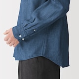 紳士　デニムシャツ