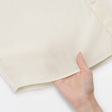 紳士　なめらか　五分袖シャツ