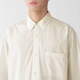 紳士　なめらか　五分袖シャツ