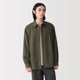 紳士　洗いざらしブロードオーバーシャツ