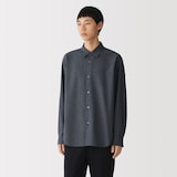 紳士　乾きやすいストレッチ長袖シャツ