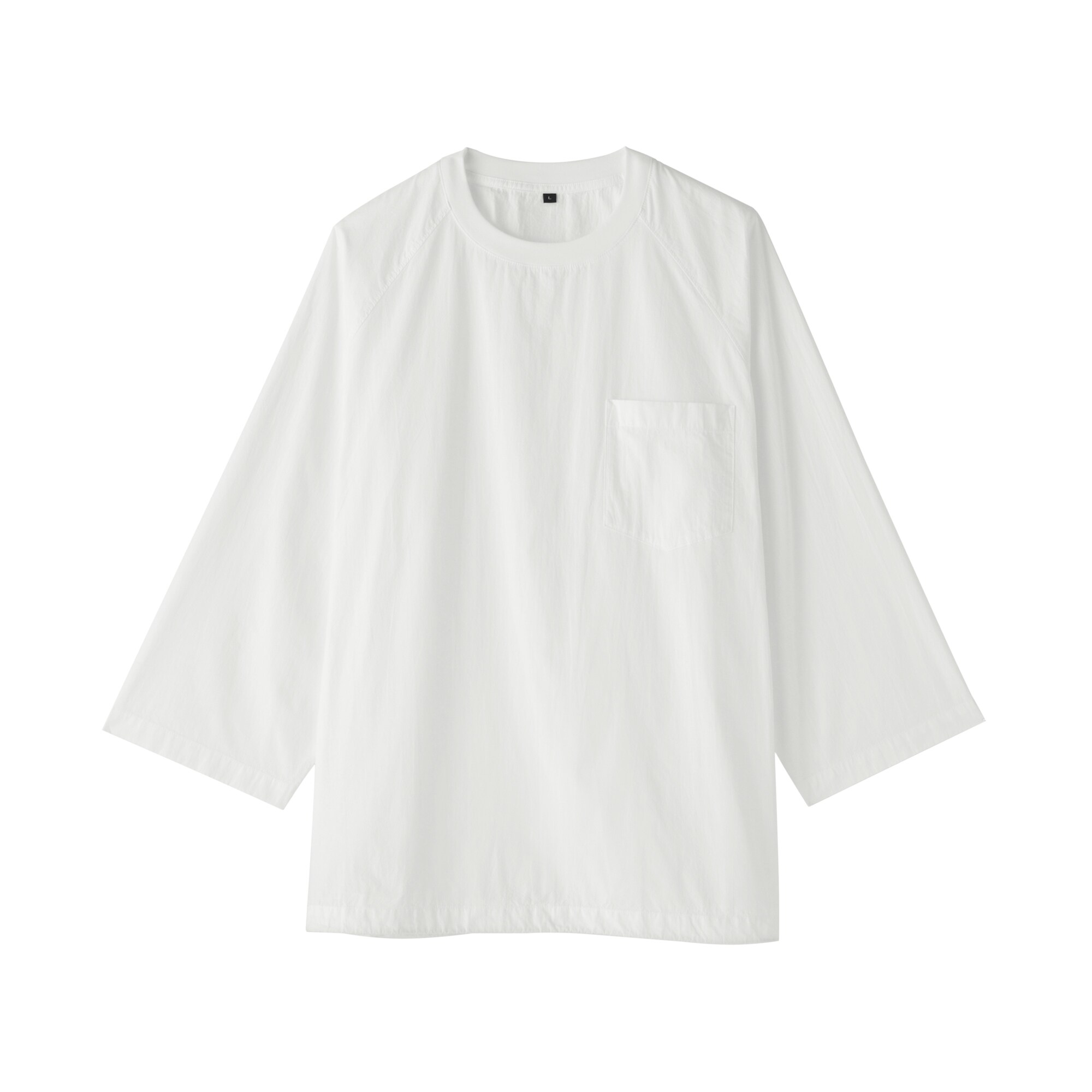 紳士　涼感　プルオーバー布帛Ｔシャツ