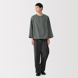紳士　涼感　プルオーバー布帛Ｔシャツ