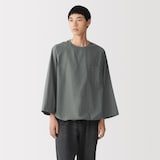 紳士　涼感　プルオーバー布帛Ｔシャツ
