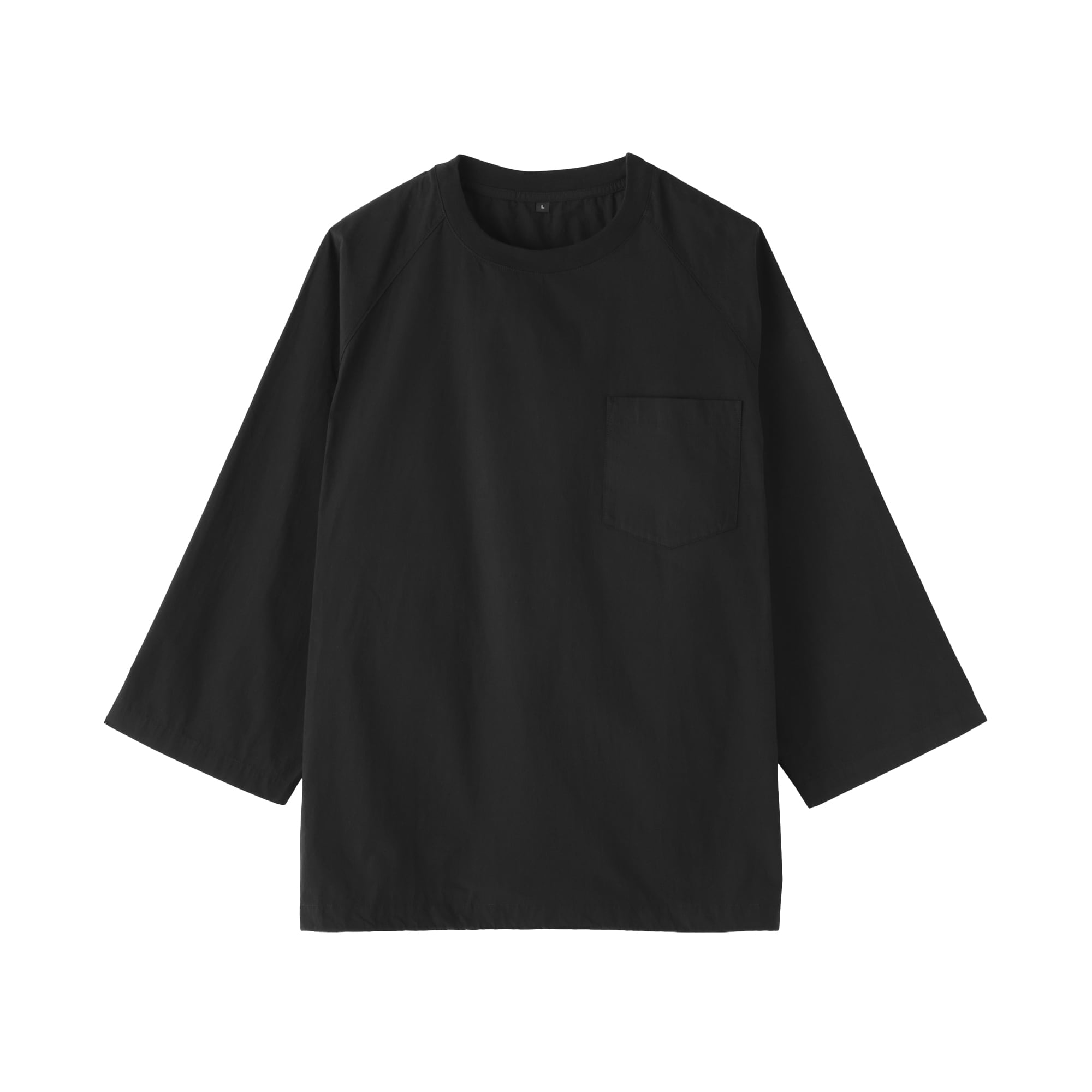 紳士　涼感　プルオーバー布帛Ｔシャツ