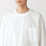 紳士　涼感　プルオーバー布帛Ｔシャツ