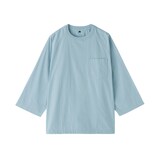 紳士　涼感　プルオーバー布帛Ｔシャツ