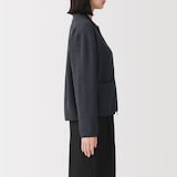 婦人　洗えるフルジップカーディガン