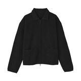 婦人　洗えるフルジップカーディガン