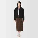 婦人　洗えるフルジップカーディガン