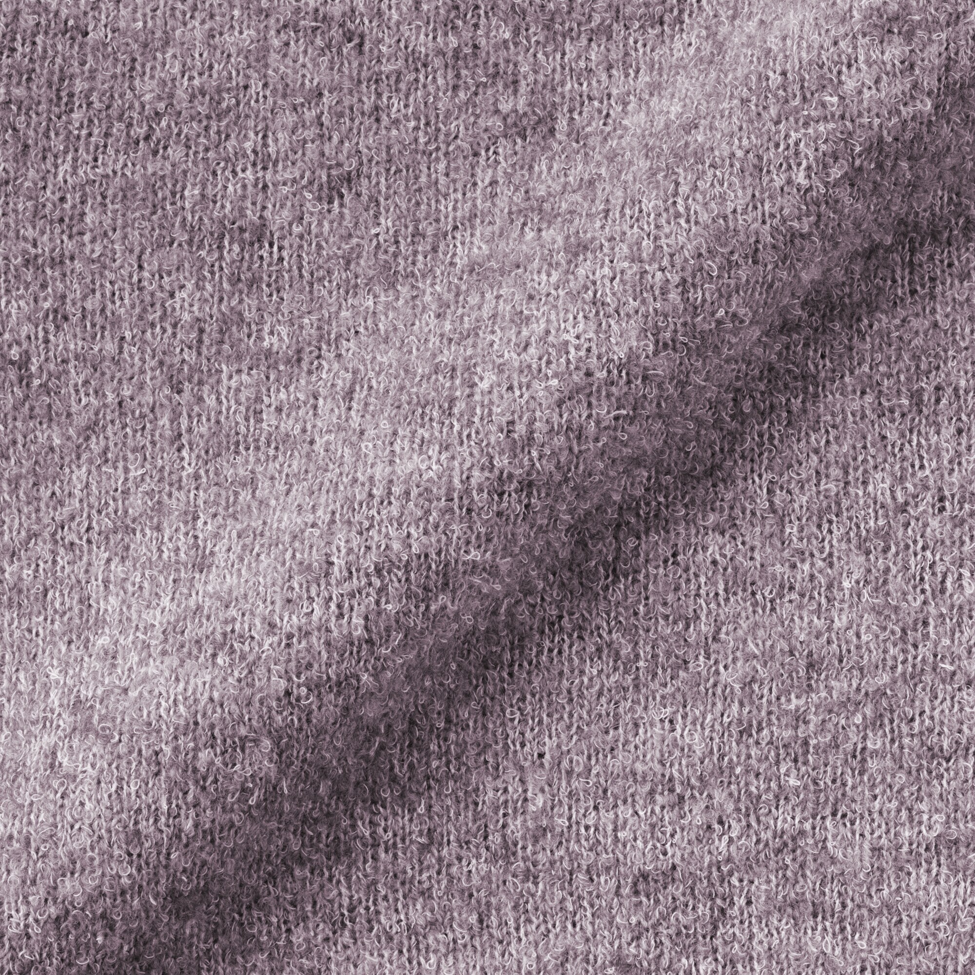 婦人　ウール混ブークレヘンリーネックセーター