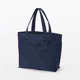 帆布　横型　トートバッグ