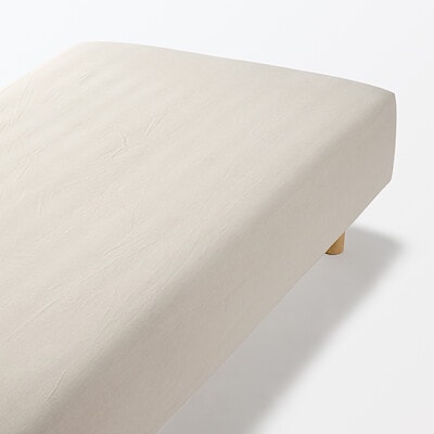 無印良品　MUJI ボックスシーツ　ベッドマットレス用　ダブル　定価10990円 ベッドカバー+ボックスシーツ+ダブル の検索結果 | 無印良品