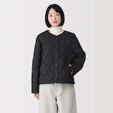 婦人　素材に還る　ふんわり中わたキルティングジャケット
