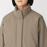 婦人　中わた防風ミドル丈コート