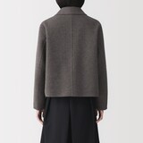 婦人　ウール混ダブルフェイスショートジャケット