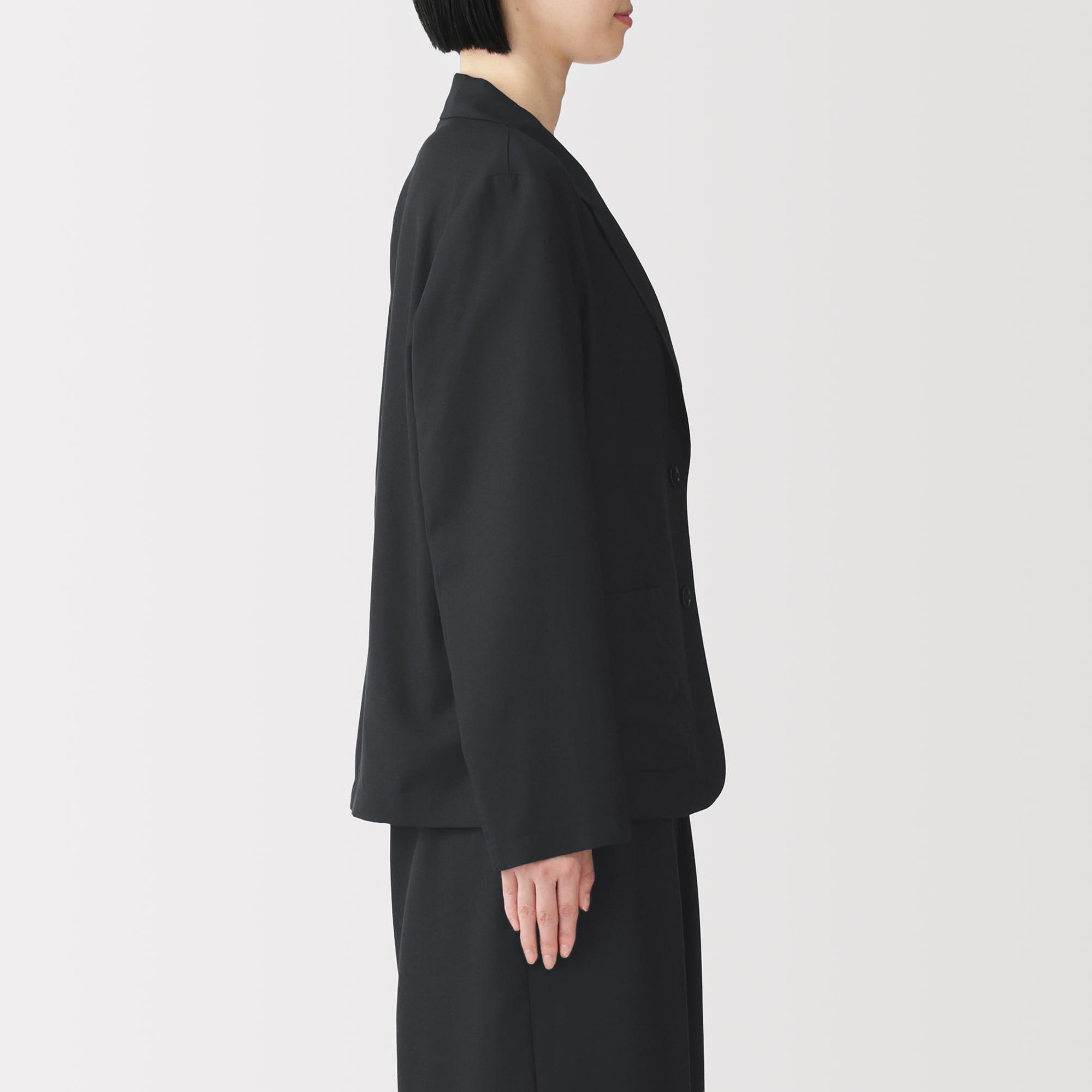 婦人 なめらか シャツジャケット | 無印良品