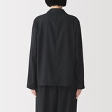 婦人　なめらか　シャツジャケット