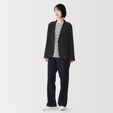 婦人　なめらか　シャツジャケット