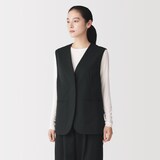婦人　撥水ストレッチ　チノ　ジレ