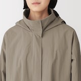 婦人　撥水ＵＶカット　フードがしまえるロングコート