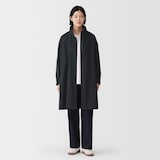 婦人　撥水ＵＶカット　フードがしまえるロングコート