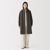 婦人　撥水ＵＶカット　フードがしまえるロングコート