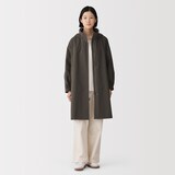 婦人　撥水ＵＶカット　フードがしまえるロングコート