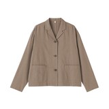 婦人　木の実から作ったカポック混ガーゼ　シャツジャケット