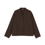 婦人　木の実から作ったカポック混ガーゼ　シャツジャケット