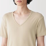 紳士　さらっと綿　Ｖネック半袖Ｔシャツ（ＯＳ）