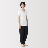 紳士　さらっと綿　Ｖネック半袖Ｔシャツ（ＯＳ）