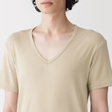 紳士　さらっと綿　Ｖネック半袖Ｔシャツ（ＯＳ）