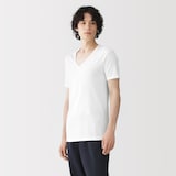 紳士　さらっと綿　Ｖネック半袖Ｔシャツ（ＯＳ）