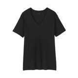 紳士　さらっと綿　Ｖネック半袖Ｔシャツ（ＯＳ）