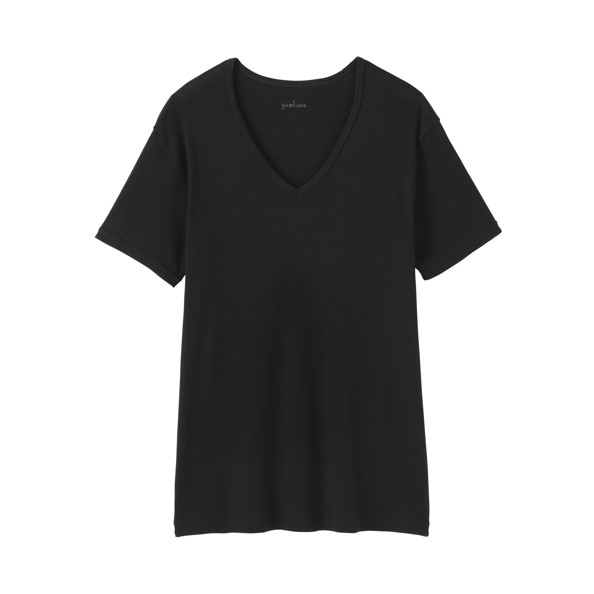 紳士　さらっと綿　Ｖネック半袖Ｔシャツ（ＯＳ）