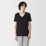 紳士　さらっと綿　Ｖネック半袖Ｔシャツ（ＯＳ）