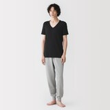 紳士　さらっと綿　Ｖネック半袖Ｔシャツ（ＯＳ）